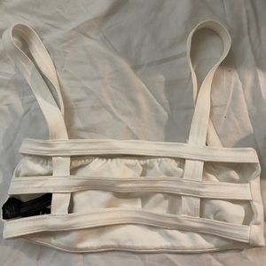 White bralette